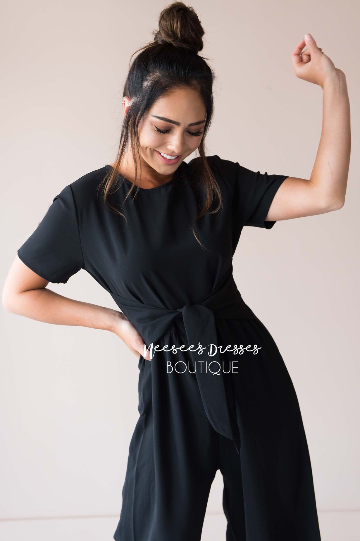 The Coralee Jumpsuit Modest Dresses vendor-unknown 