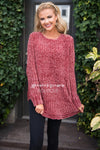 Cozy Fireside Chenille Sweater Modest Dresses vendor-unknown