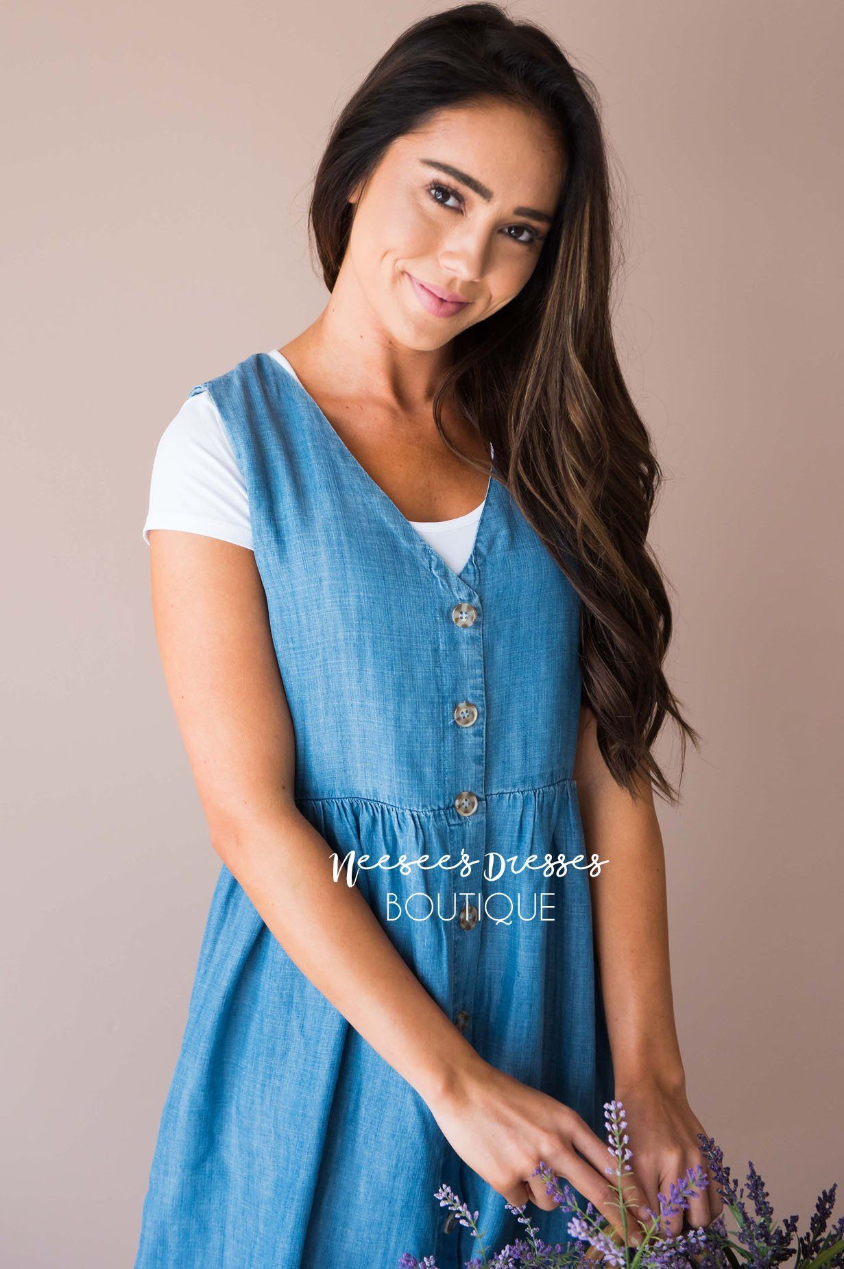 The Blair Overall Dress Modest Dresses vendor-unknown 