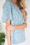 Forever Yours Floral Blouse Modest Dresses vendor-unknown