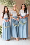 The Elsa in Dusty Blue Modest Dresses vendor-unknown