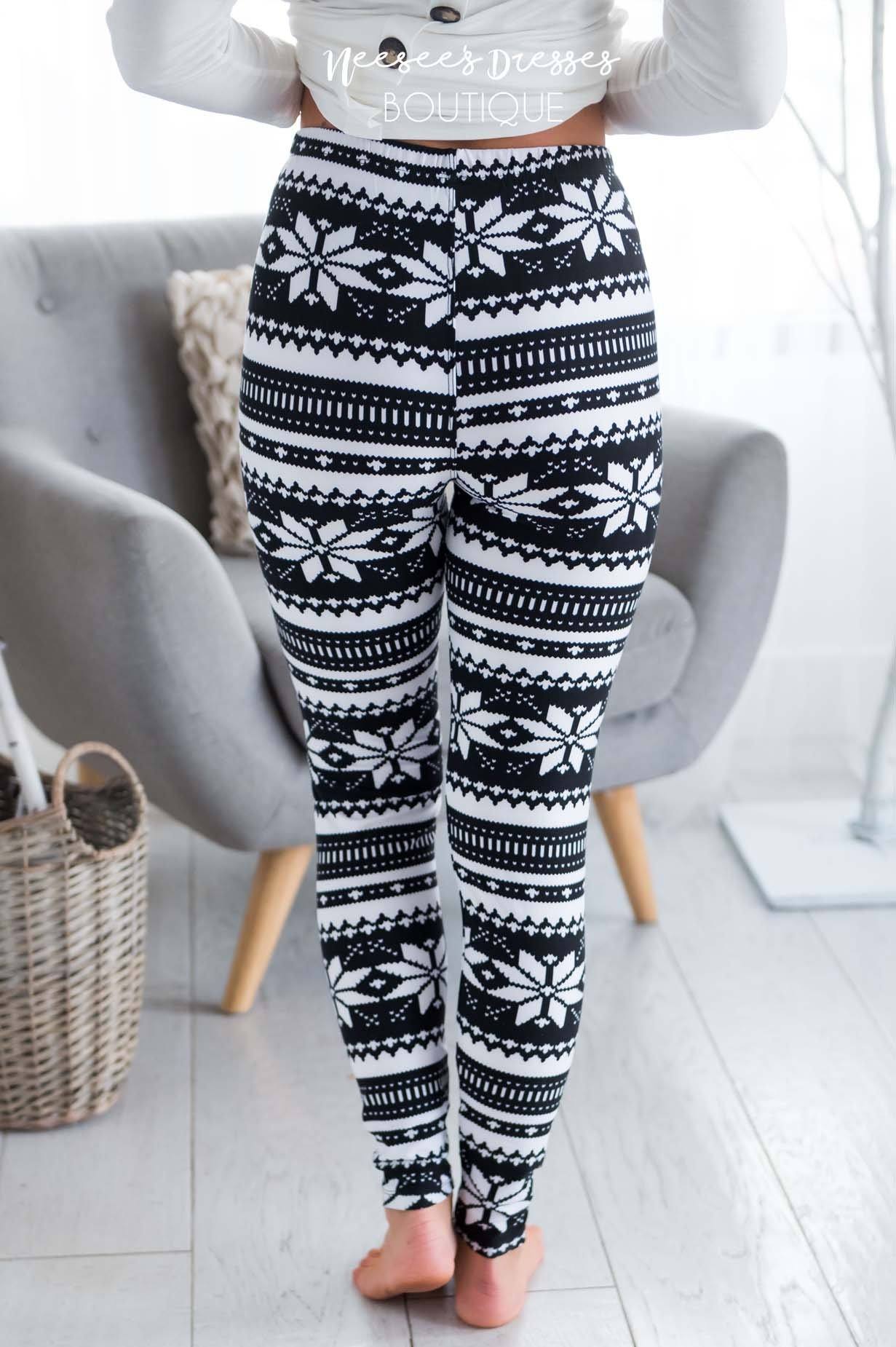 Fair Aisle Christmas Leggings Accessories & Shoes vendor-unknown 