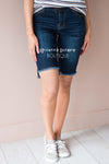 Zipper Front Bermuda Shorts Modest Dresses vendor-unknown