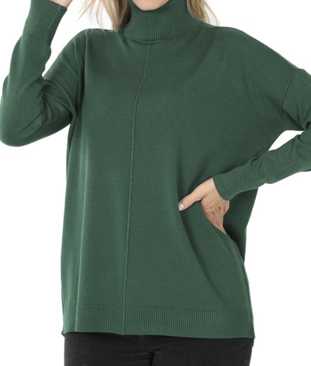 Beauty Everywhere Modest Turtleneck Sweater Modest Dresses vendor-unknown 