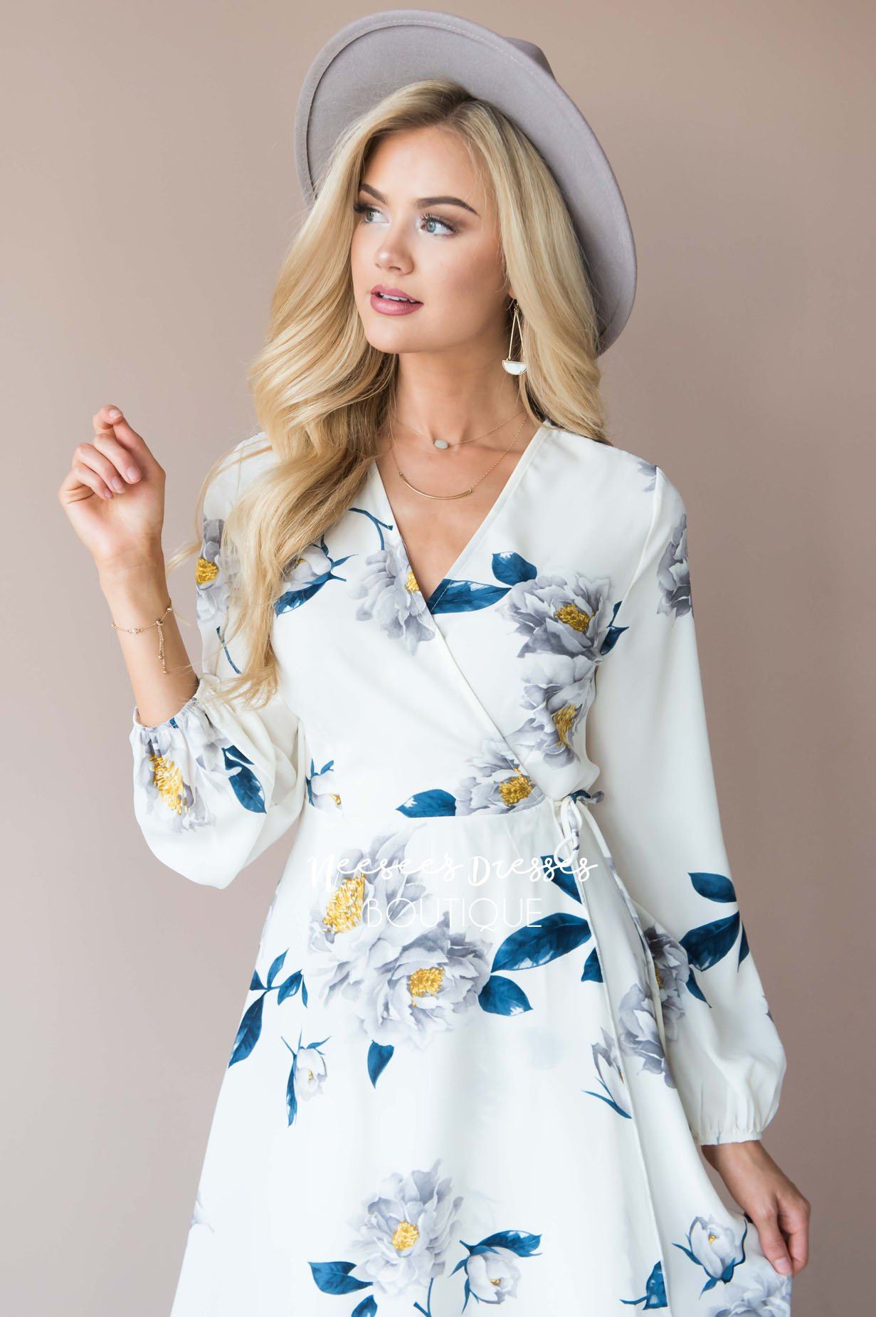 The Kaci Modest Dresses vendor-unknown 