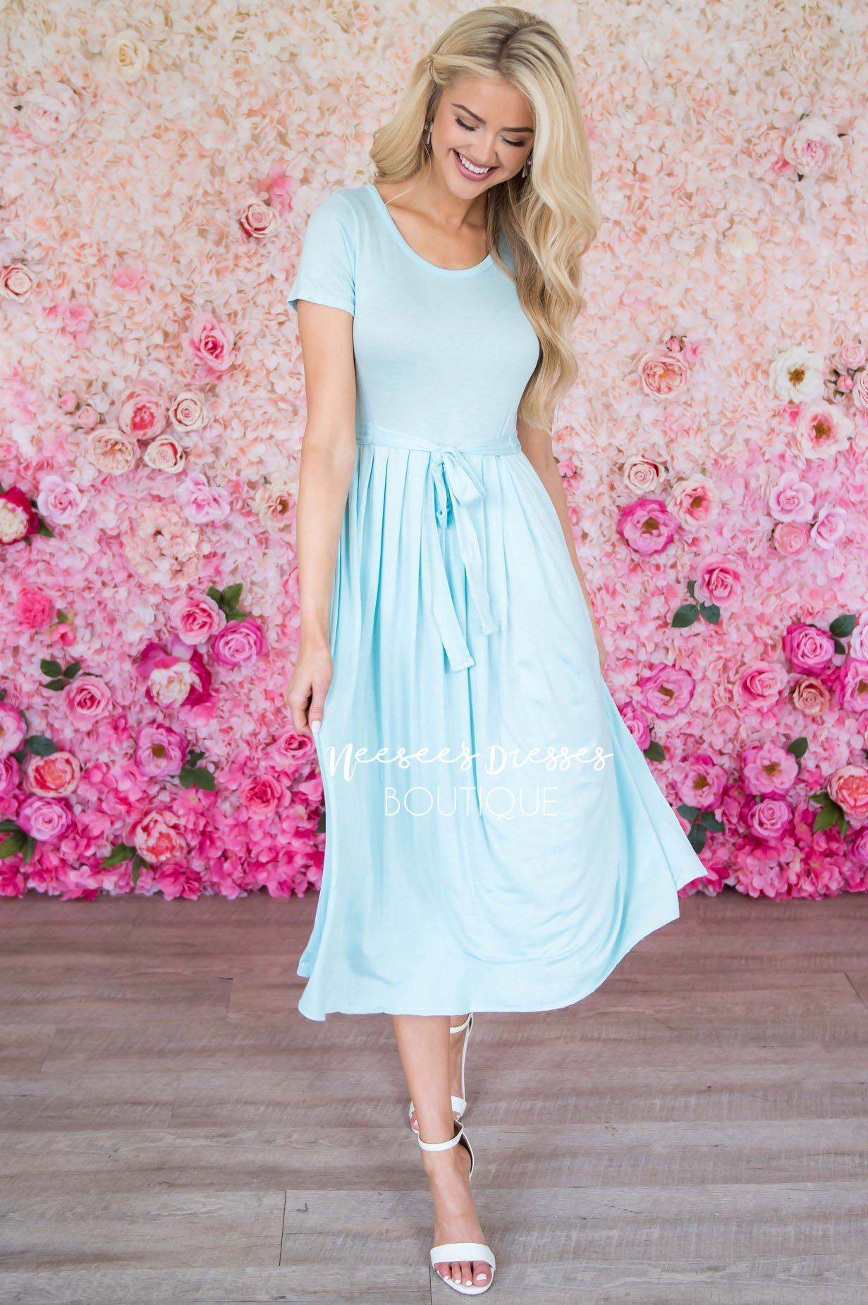 The Molly Pleats Dress Modest Dresses vendor-unknown 