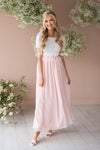 The Elsa in Baby Pink Modest Dresses vendor-unknown