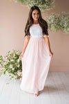 The Elsa in Baby Pink Modest Dresses vendor-unknown