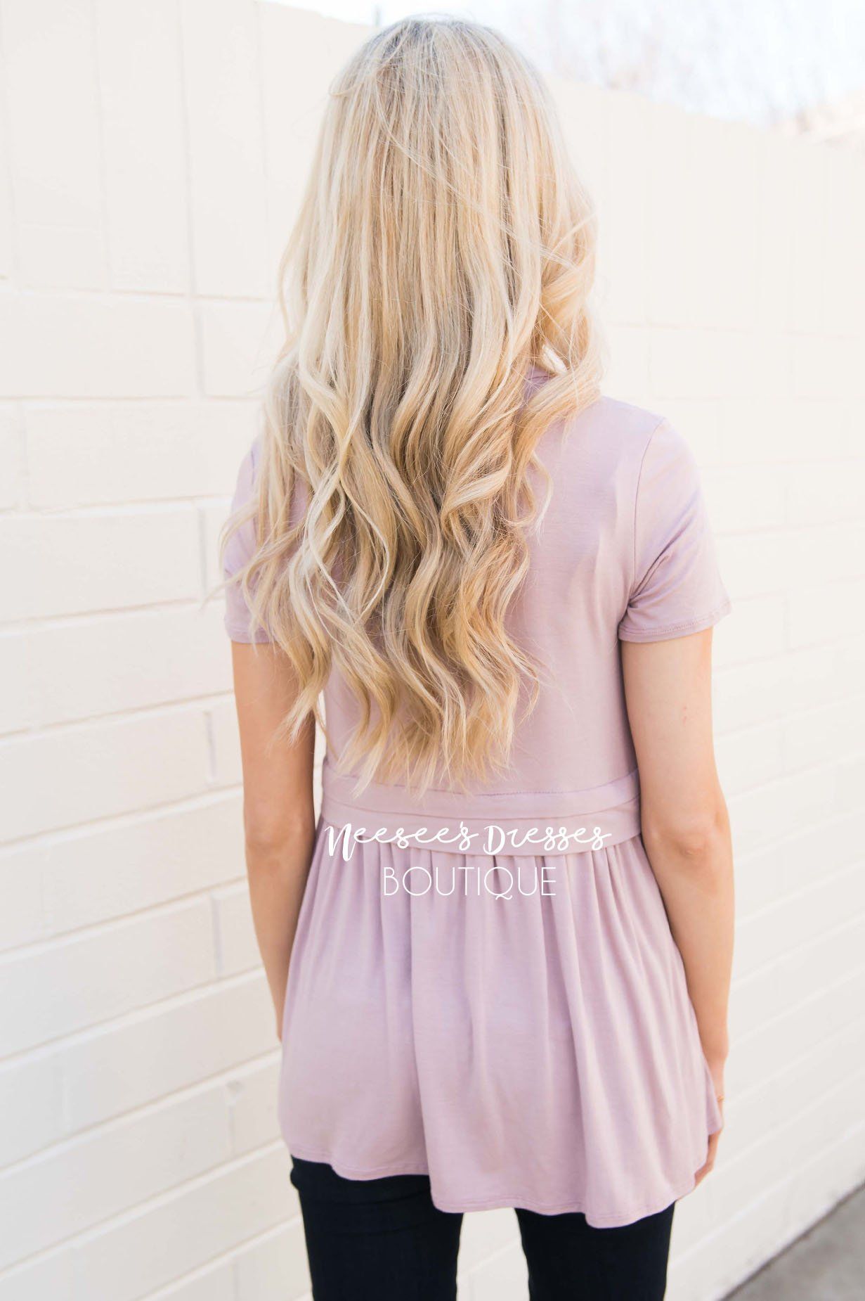 Sweet As Honey Baby Doll Top Modest Dresses vendor-unknown 