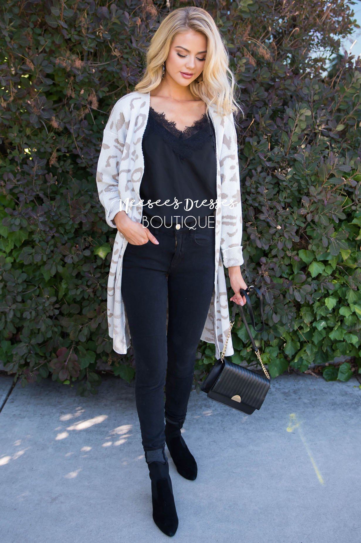 Live Your Best Life long cardigan sweater Tops vendor-unknown 