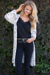Live Your Best Life long cardigan sweater Tops vendor-unknown