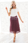 Lovely in Lace Skirt Modest Dresses vendor-unknown