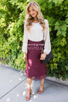 Lovely in Lace Skirt Modest Dresses vendor-unknown