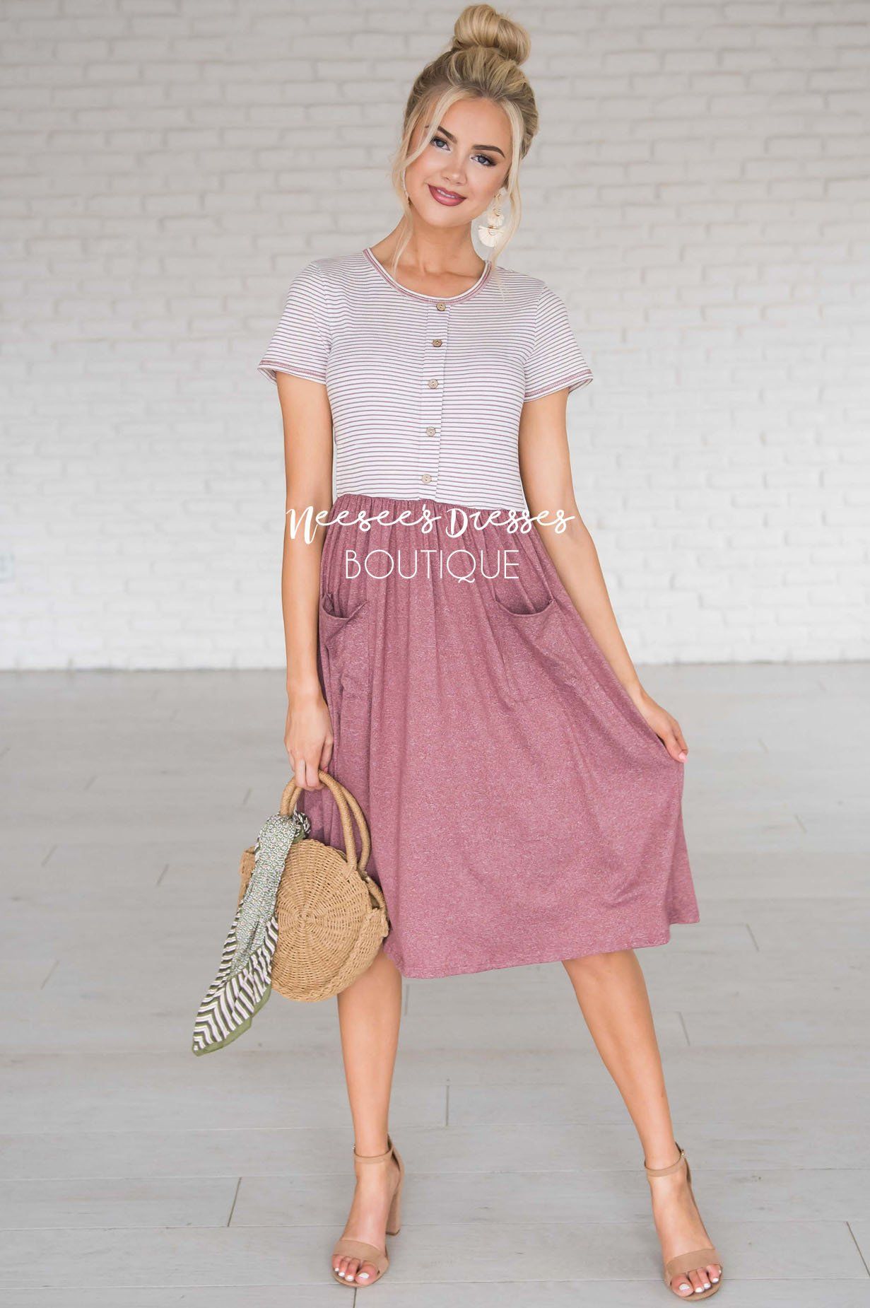 The Avery Modest Dresses vendor-unknown 