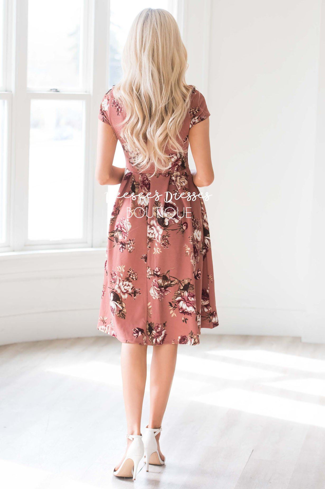 The Ivy Pleats Dress Modest Dresses Mikarose 