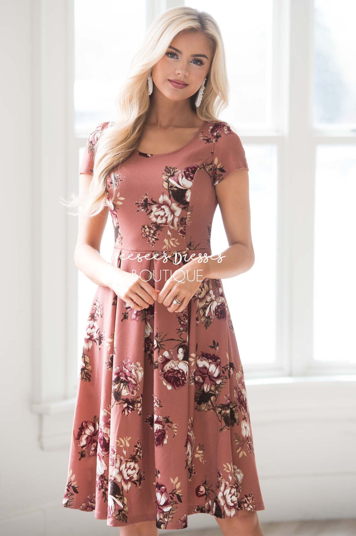 The Ivy Pleats Dress Modest Dresses Mikarose 