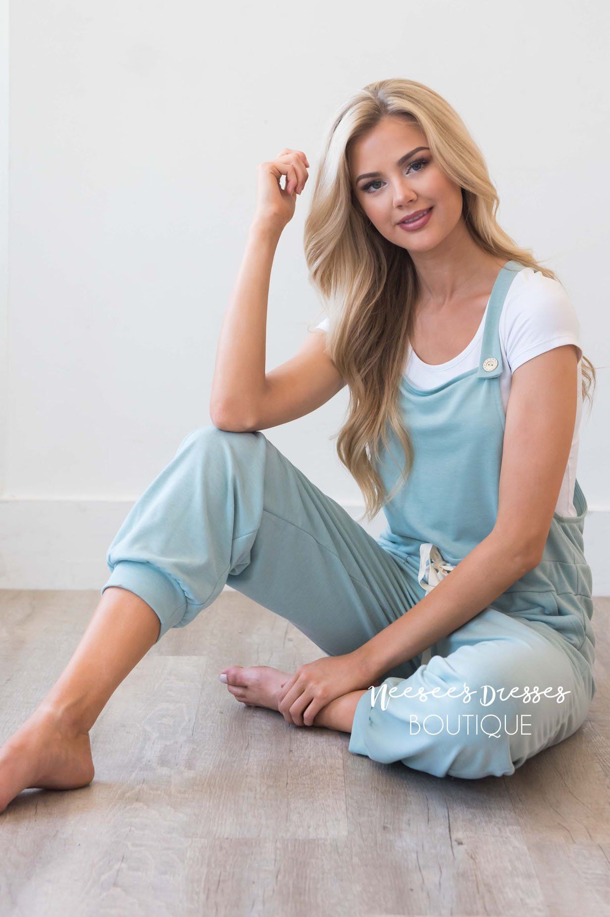 The Essie Overall Jumpsuit Modest Dresses vendor-unknown 