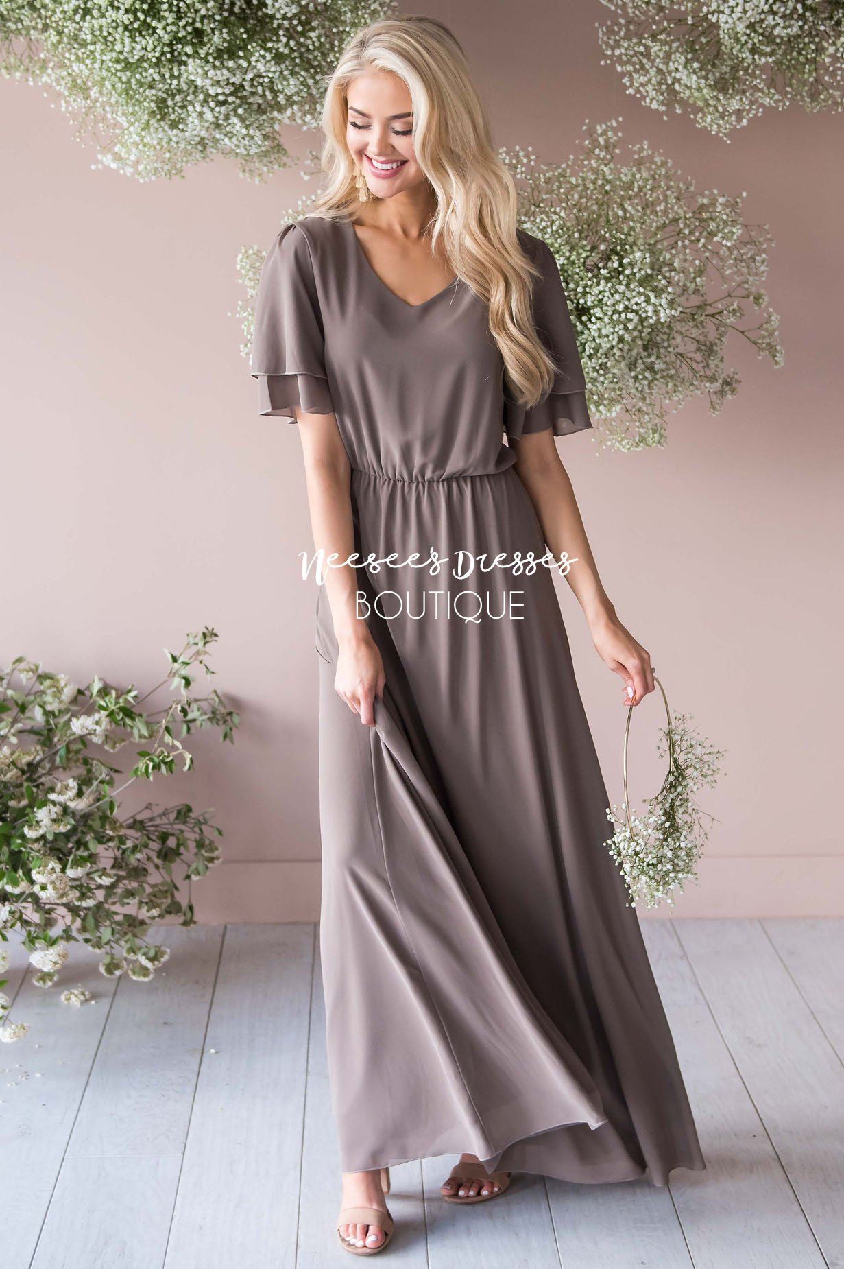 The Chloe Chiffon Maxi Dress Modest Dresses vendor-unknown 