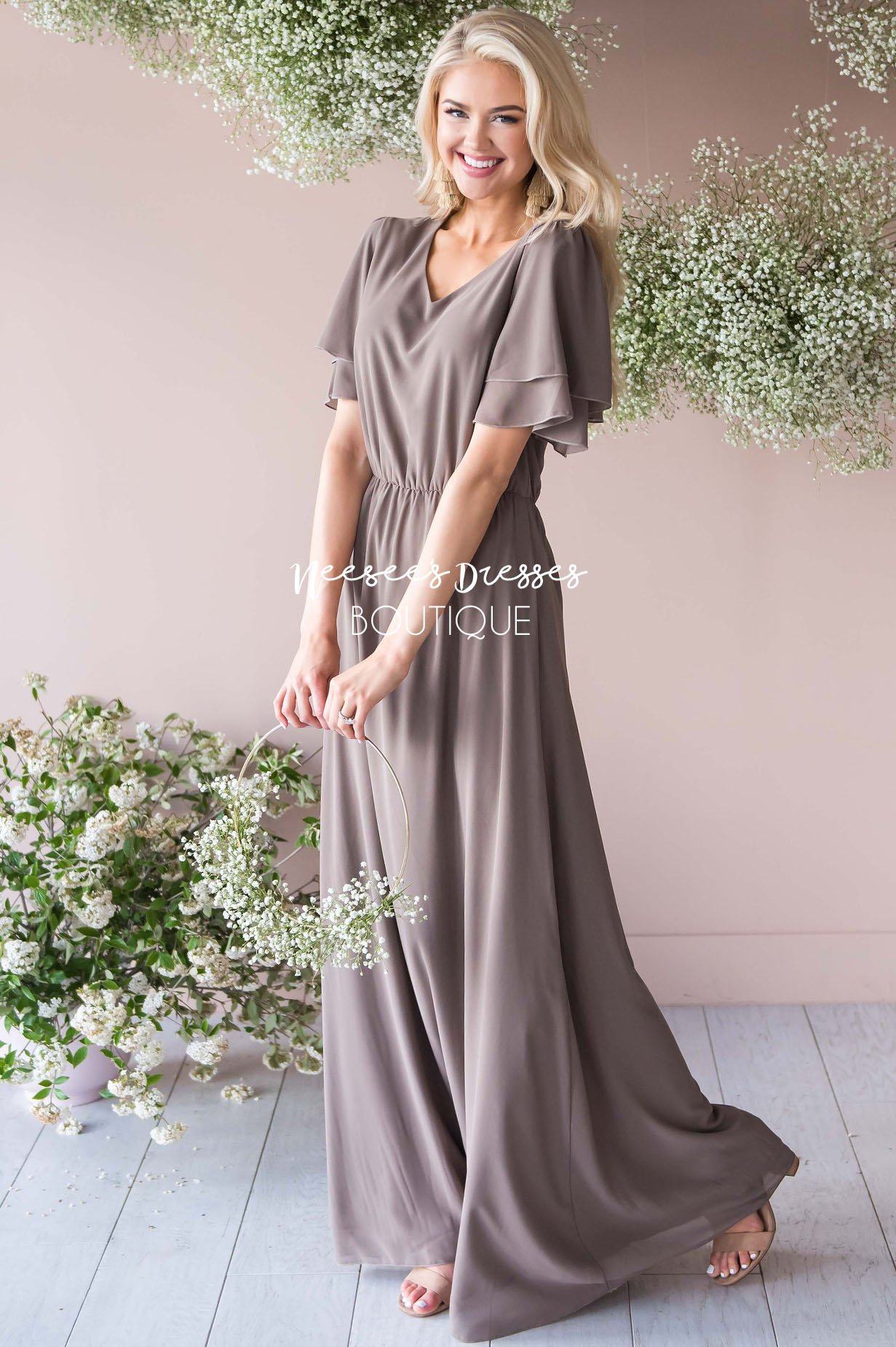 The Chloe Chiffon Maxi Dress Modest Dresses vendor-unknown 