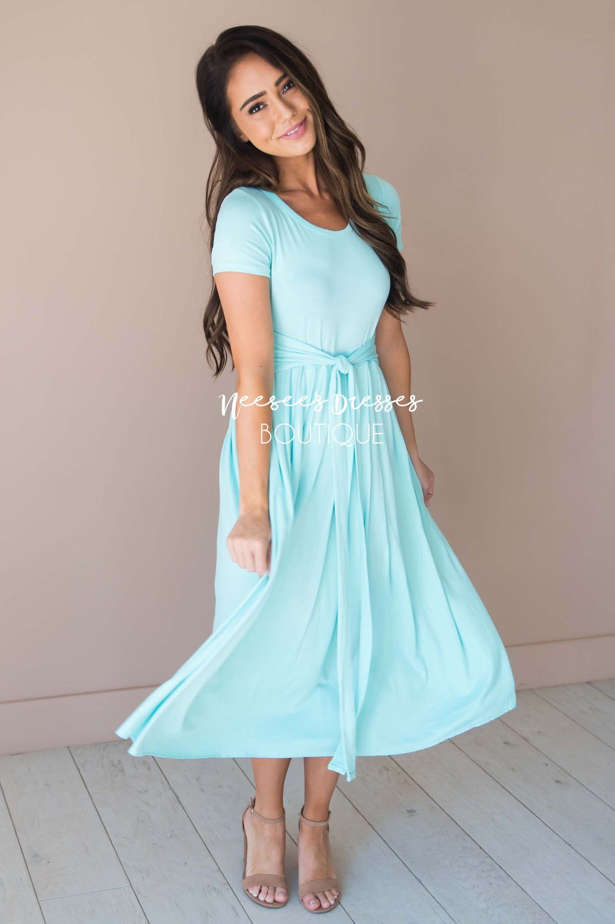 The Molly Pleats Dress Modest Dresses vendor-unknown 