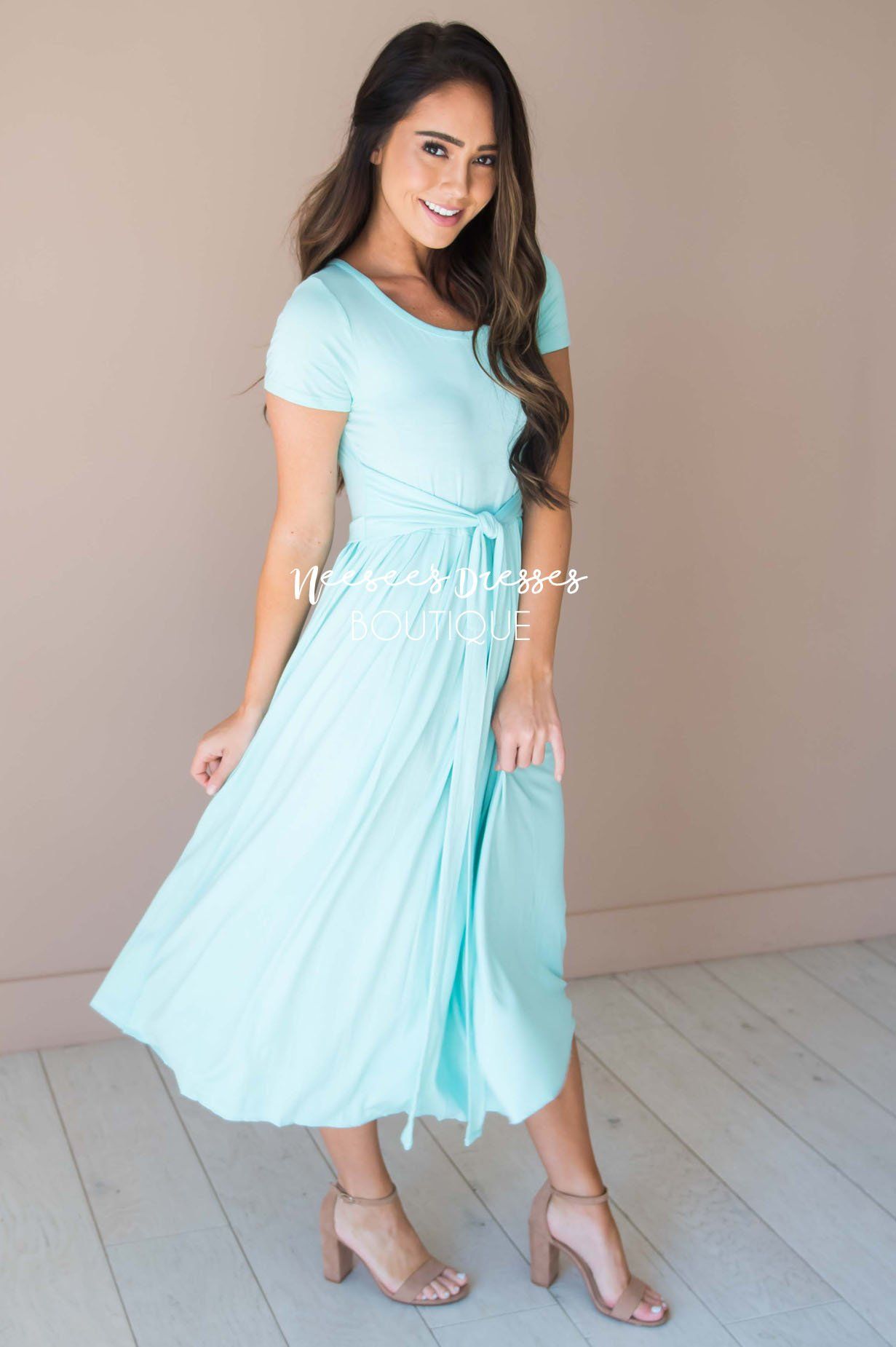 The Molly Pleats Dress Modest Dresses vendor-unknown 
