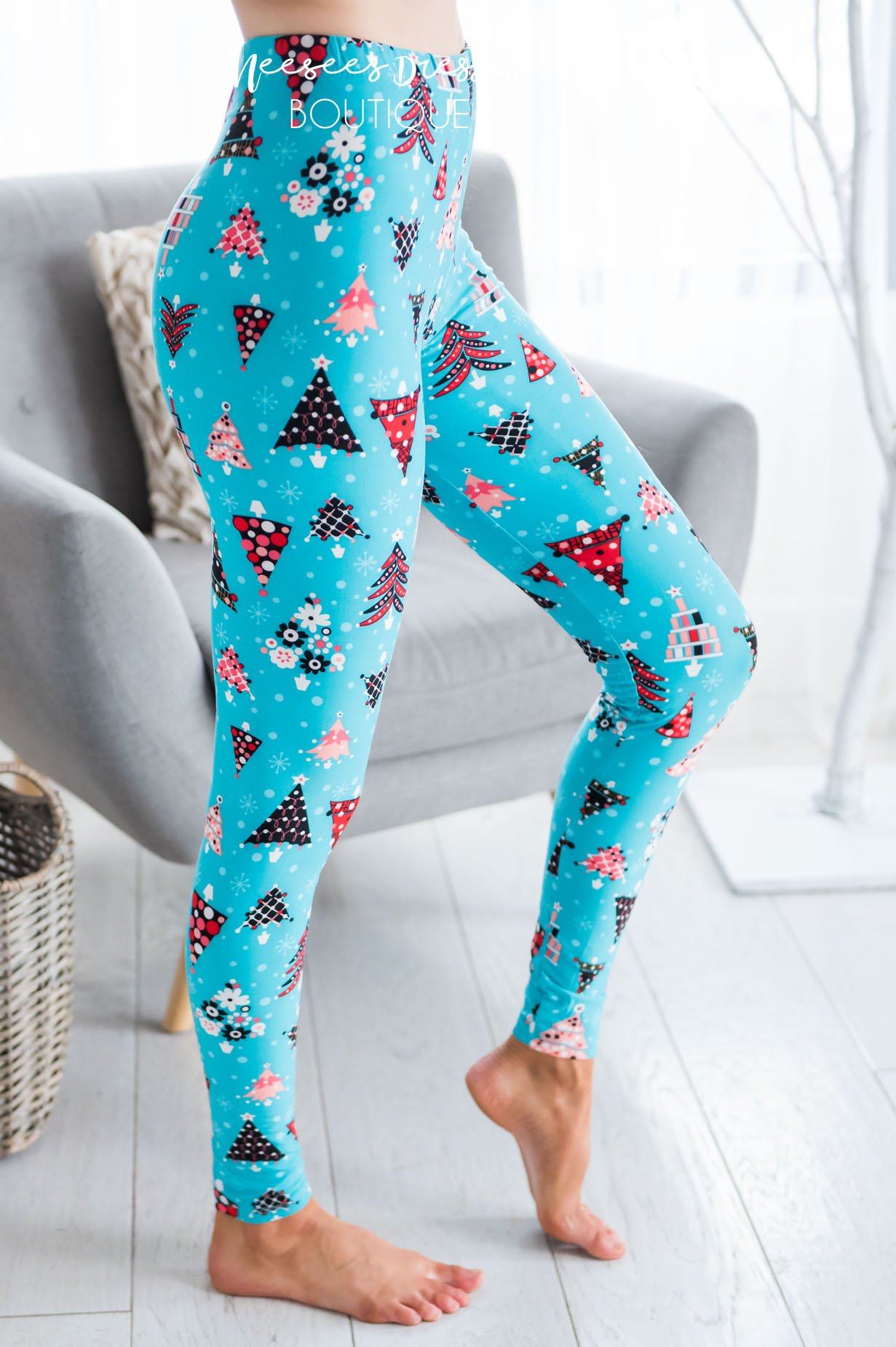 O Christmas Tree Christmas Leggings Accessories & Shoes vendor-unknown 