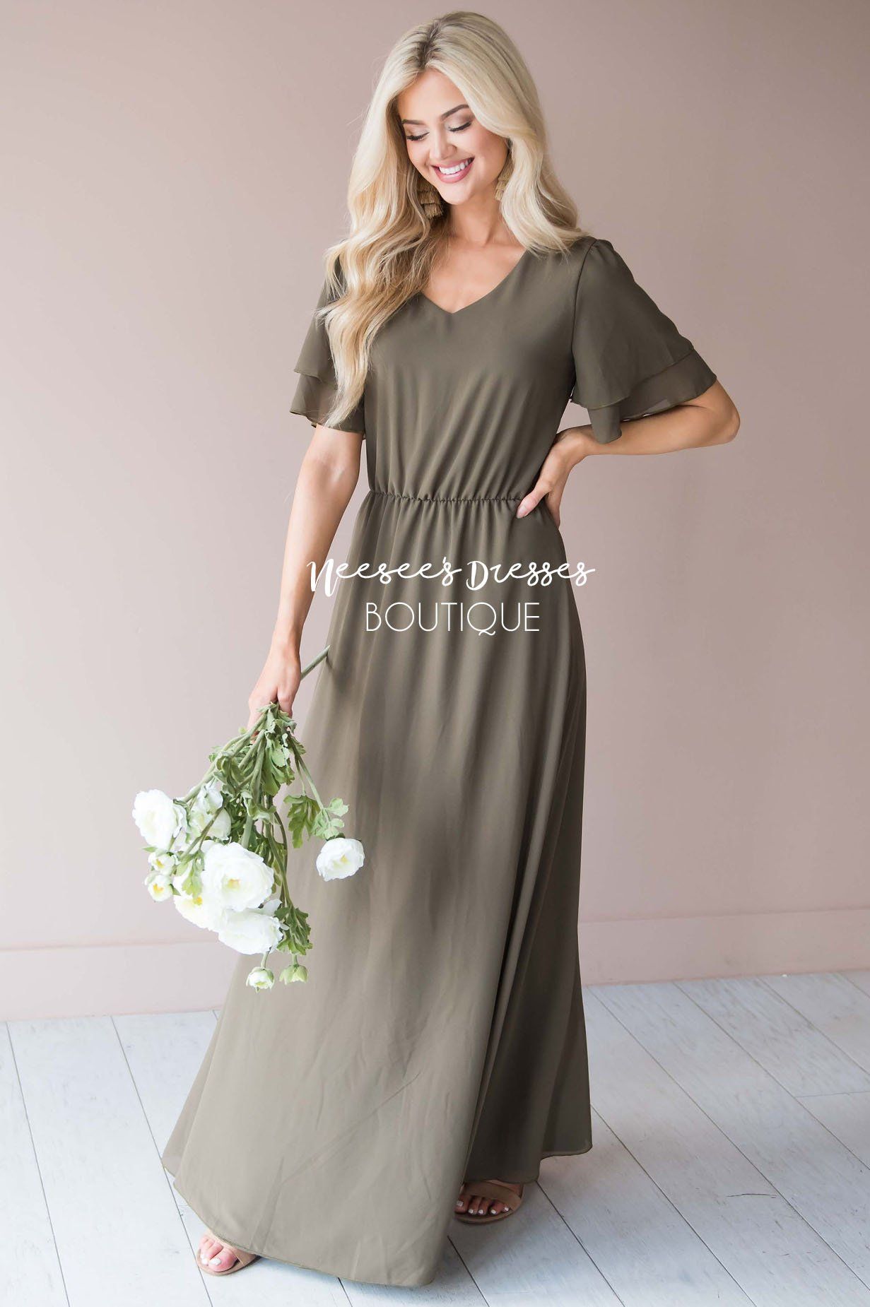The Chloe Chiffon Maxi Dress Modest Dresses vendor-unknown 