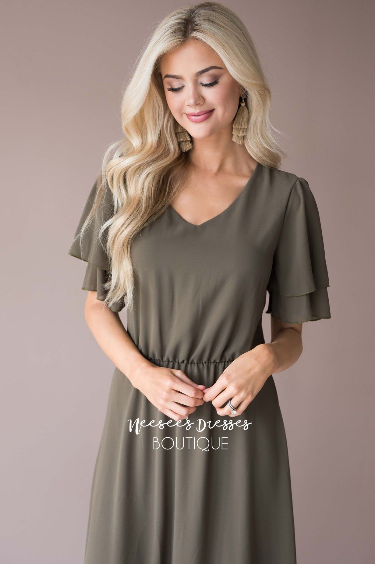 The Chloe Chiffon Maxi Dress Modest Dresses vendor-unknown 