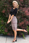Sweet Obsession Leopard Skirt Modest Dresses vendor-unknown