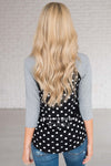 Connect The Dots Baseball Tee Modest Dresses vendor-unknown