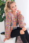 Everything Nice Colorful Sweater Modest Dresses vendor-unknown 