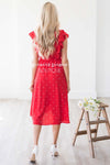 The Kynlei Polka Dotted Dress Modest Dresses vendor-unknown