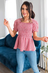 Cheery Day Modest Blouse Modest Dresses vendor-unknown