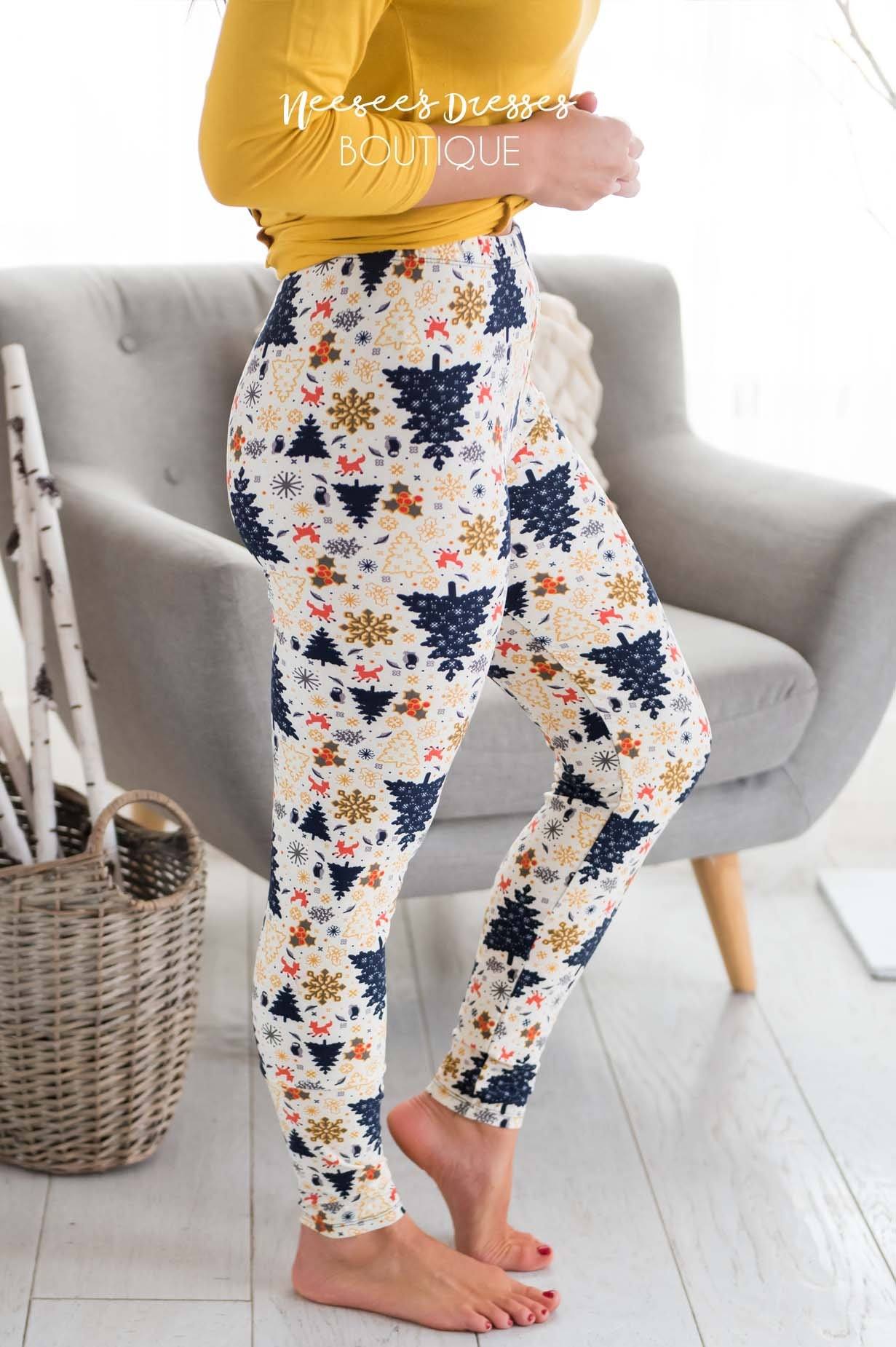 Rockin' Around the Tree Christmas Leggings Accessories & Shoes vendor-unknown 