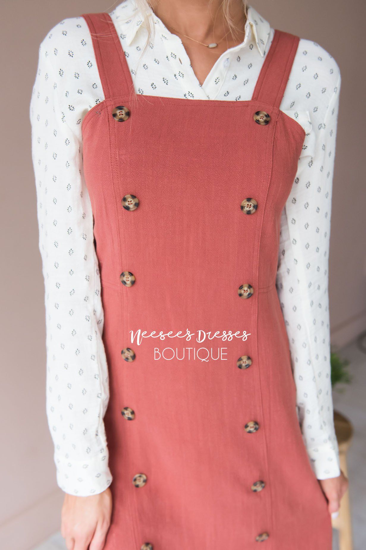 The Junie Overall Dress Tops vendor-unknown 