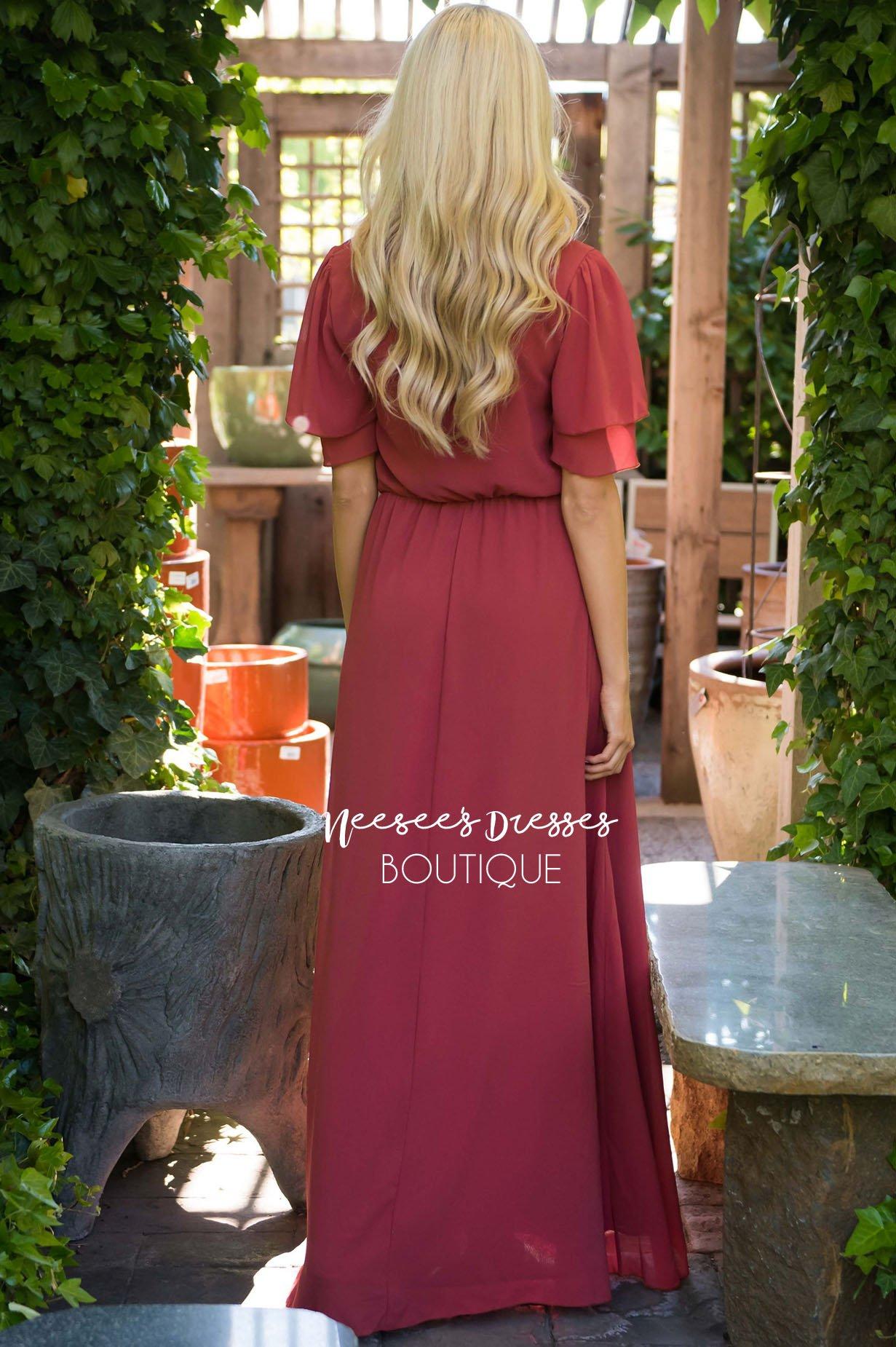 The Chloe Chiffon Maxi Dress Modest Dresses vendor-unknown 
