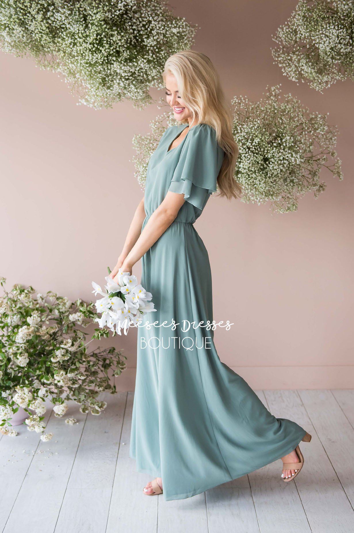 The Chloe Chiffon Maxi Dress Modest Dresses vendor-unknown 