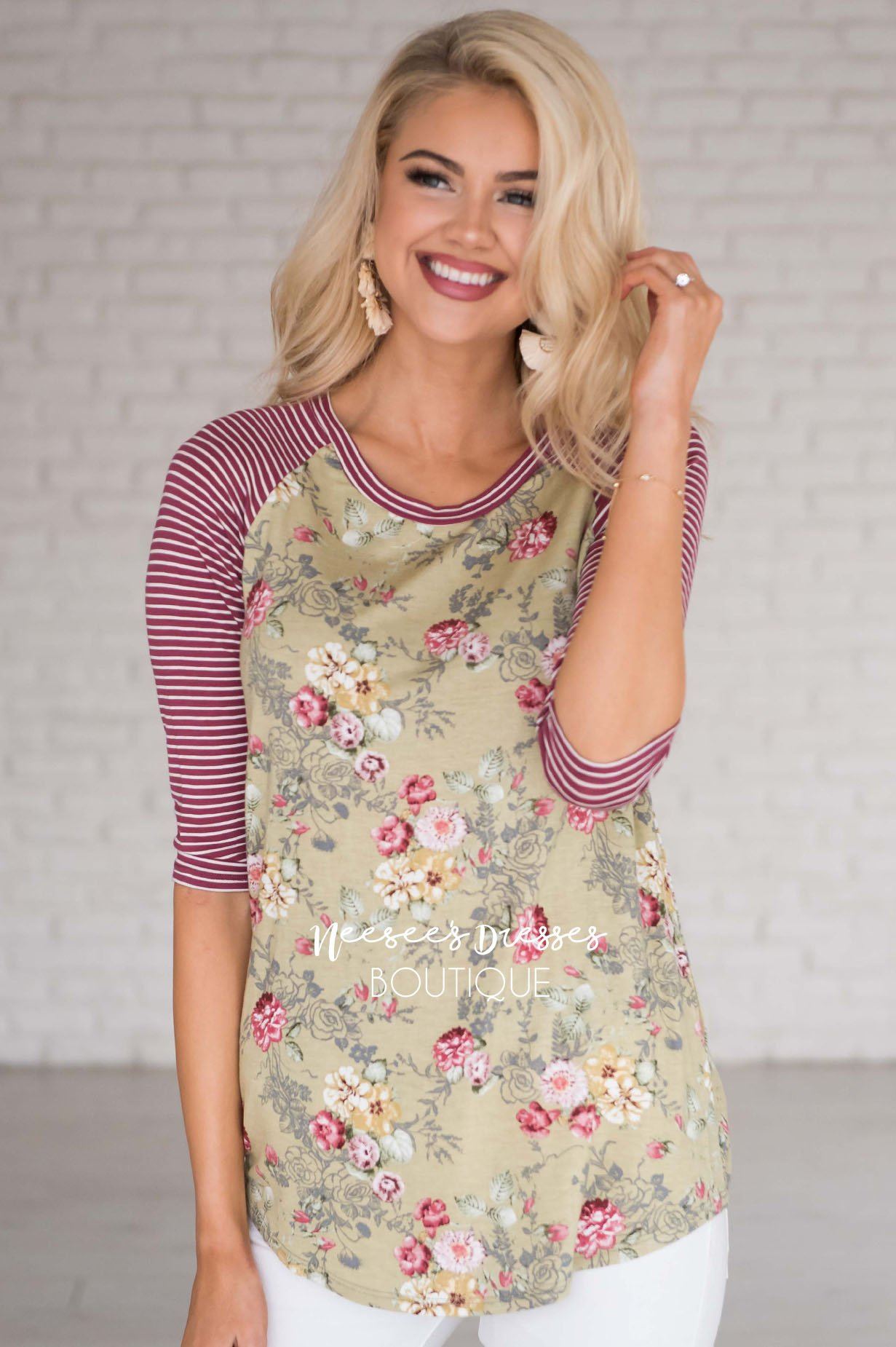 Never Forget Me Baseball Tee Modest Dresses vendor-unknown 