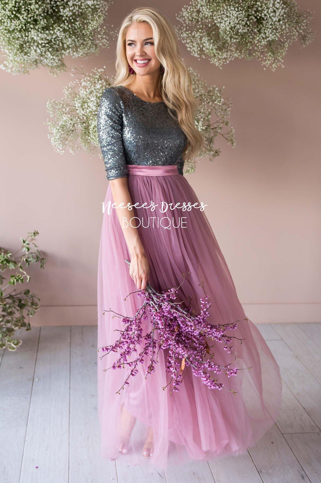 Prima Ballerina Full Length Gown Modest Dresses vendor-unknown 