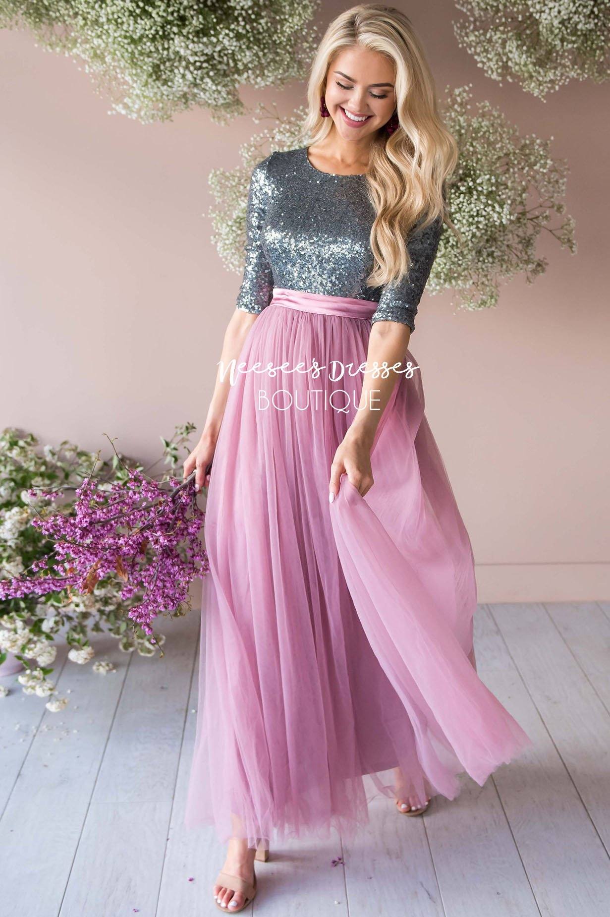 Prima Ballerina Full Length Gown Modest Dresses vendor-unknown 