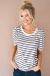 Stories To Tell Striped Top Modest Dresses vendor-unknown