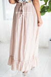 Ruffle Hem Maxi skirt Modest Dresses vendor-unknown
