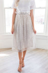 Spring is All Around Chiffon Skirt Modest Dresses vendor-unknown
