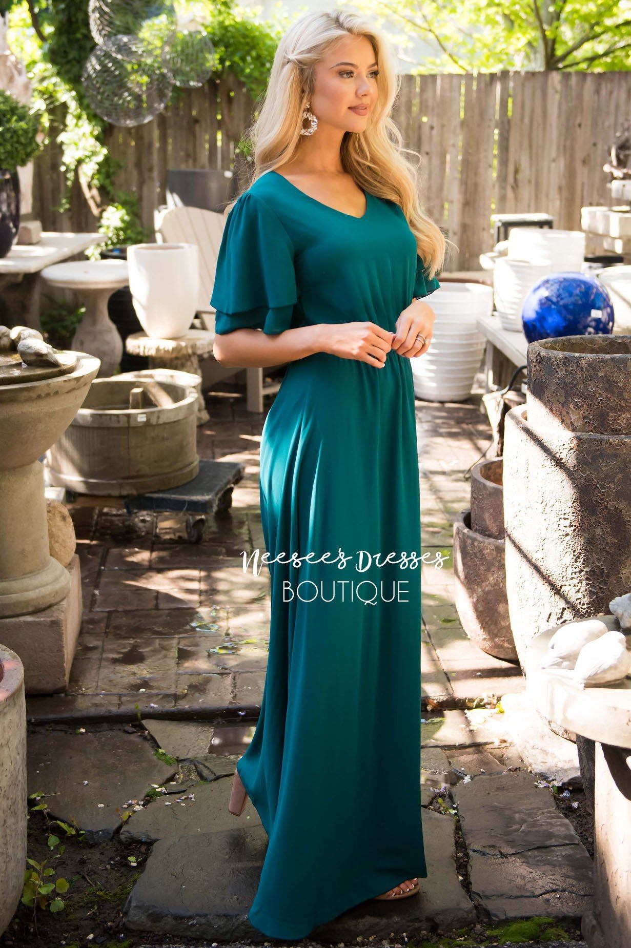 The Chloe Chiffon Maxi Dress Modest Dresses vendor-unknown 