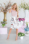 Adore Me Floral Skirt Modest Dresses vendor-unknown