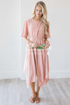 The Laurie Modest Dresses vendor-unknown Dusty Pink S