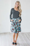Full Circle Pleated Skirt Skirts vendor-unknown