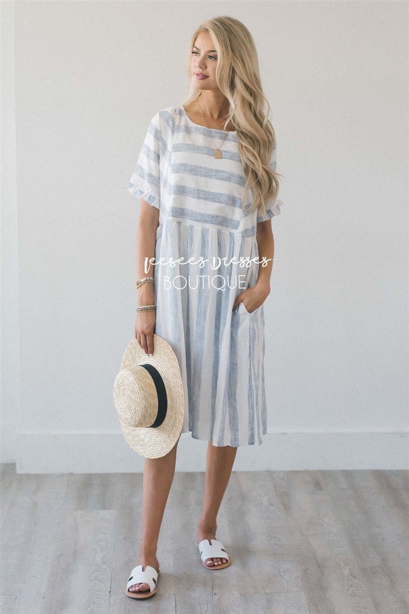 The Monika - Nursing Friendly Modest Dresses vendor-unknown 