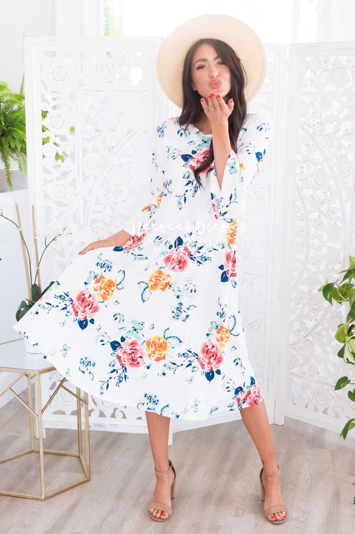 The Adelle Modest Dresses vendor-unknown 