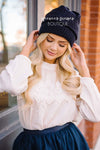 Navy Knit Beanie Accessories & Shoes Leto Accessories Navy One Size